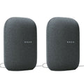 Google Nest Audio Smart Speaker Charcoal Surround Sound (GA01586-US) - (2-Pack)