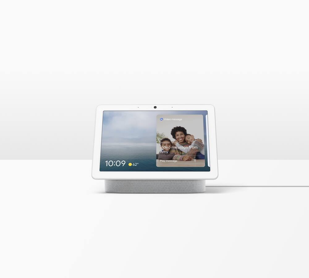 Google Nest Hub Max Smart Display with Google Assistant, Chalk