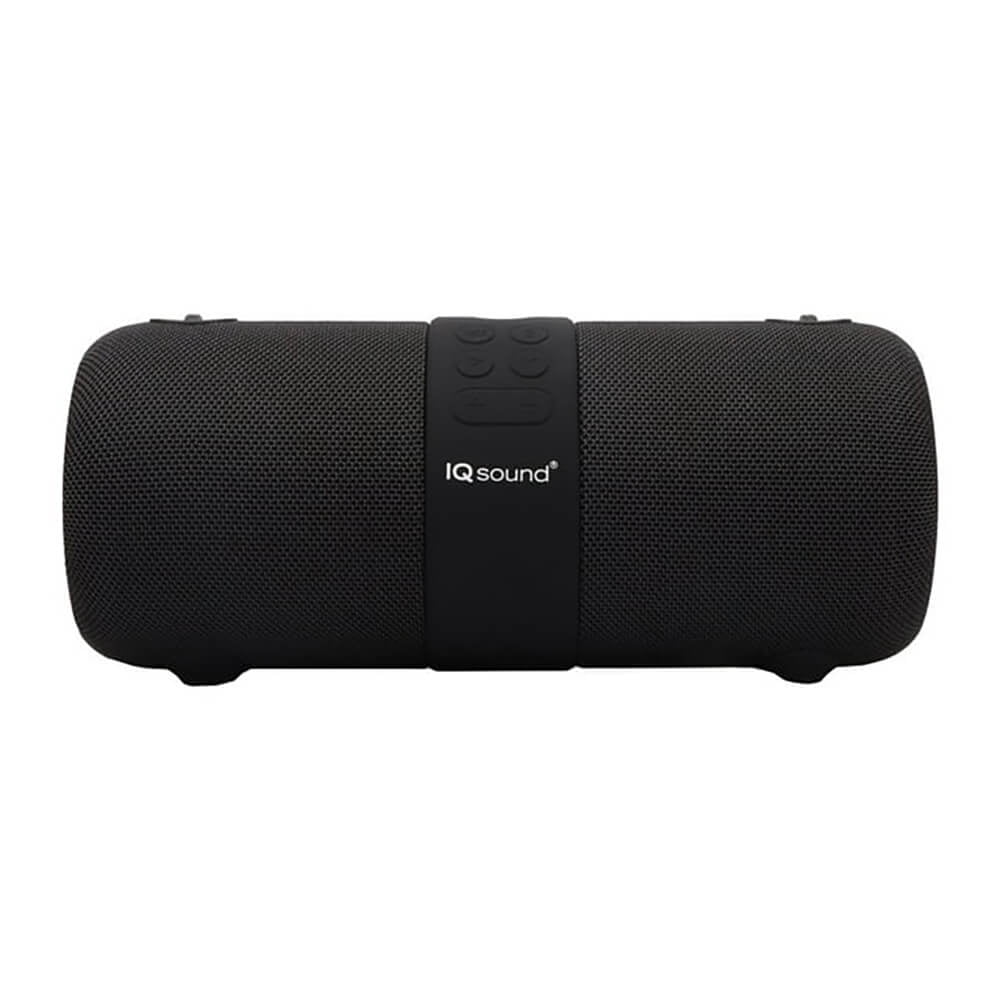 IQ Sound IQ-2323BT Dual 3-Inch 14-Watt Portable True Wireless Stereo Bluetooth Rechargeable Speaker with FM Radio, Microphone, and RGB Lights
