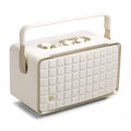 JBL Authentics 300 - Retro Style Wireless Bluetooth/WiFi Home Speaker, Built in Battery (4800mAh), Music Streaming Services via Built-in Wi-Fi, Built in Alexa and Google Assistant (White/Gold)