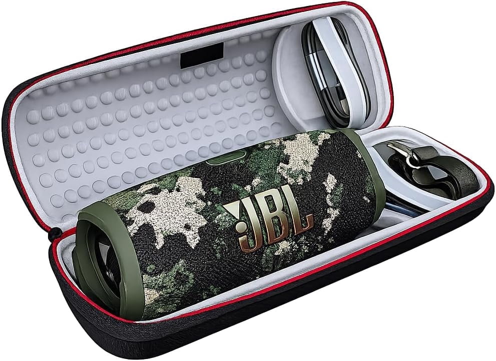 JBL Charge 5 - Wi-Fi Portable Waterproof (IP67) Bluetooth Speaker with Powerbank USB Charge Out, 20 Hours Playtime, Partyboost, Including Winguard Protective Travel Case