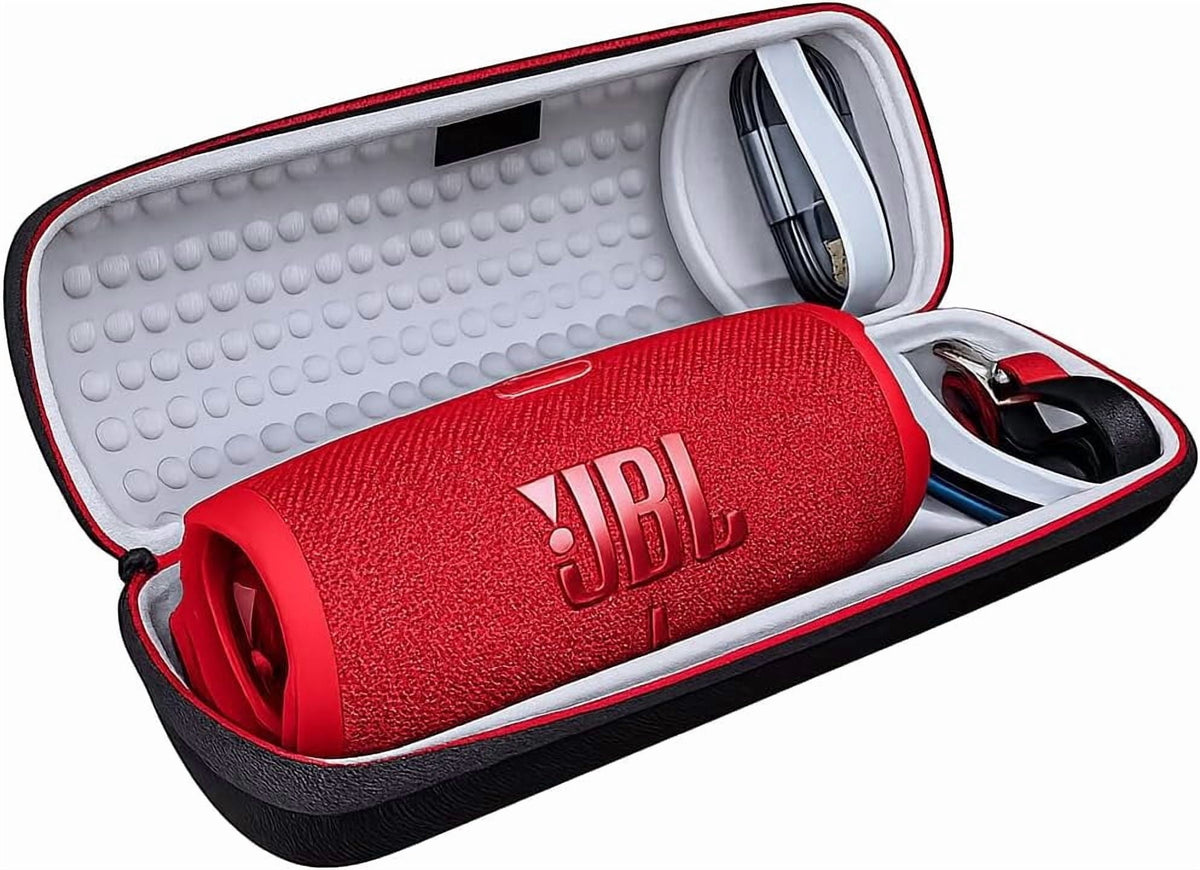JBL Charge 5 - Wi-Fi Portable Waterproof (IP67) Bluetooth Speaker with Powerbank USB Charge Out, 20 Hours Playtime, Partyboost, Including Winguard Protective Travel Case