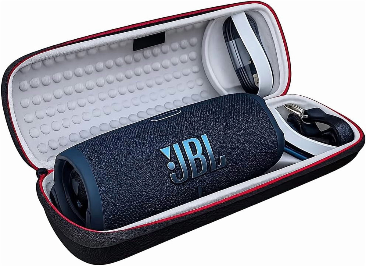 JBL Charge 5 - Wi-Fi Portable Waterproof (IP67) Bluetooth Speaker with Powerbank USB Charge Out, 20 Hours Playtime, Partyboost, Including Winguard Protective Travel Case