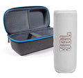 JBL Flip 6 White Portable Bluetooth Speaker and divvi! Case Bundle