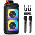 JYX Party Speaker, Portable Bluetooth Speaker for Outdoor with Rgb Light, Deep Bass Loud System , T37-T