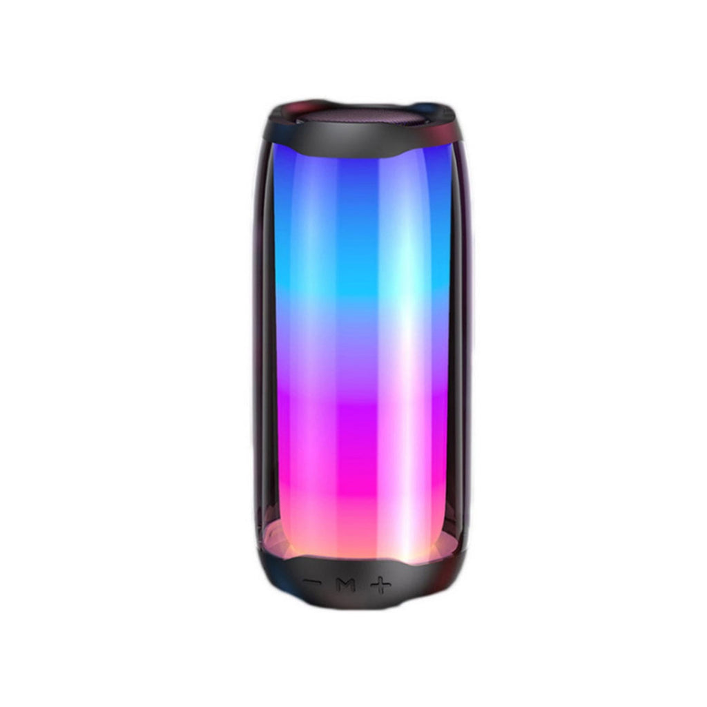LED Light Speaker Portable Bluetooth Outdoor Loundspeaker Subwoofer FM Radio Sound Dazzling Lights Desktop Card Subwoofer ,Bike Audio