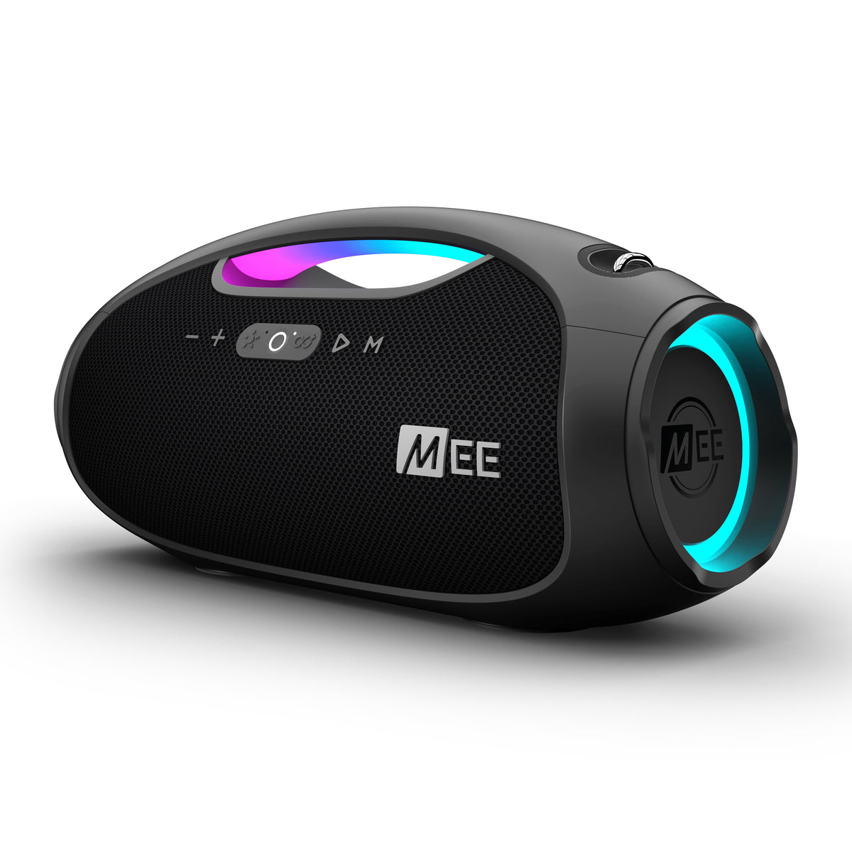 MEE audio partySPKR XL Bluetooth Wireless Speaker with Dynamic LED Lighting (Black)