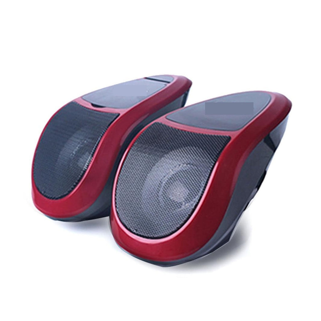 Motorcycle Wireless Bluetooth Speakers Waterproof Stereo Aud-io Amp System MP3 Aud-io Player FM Radio With LED Light