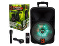 Mr. Dj DJ12BAT+ 12" Portable Bluetooth Speaker12" Portable Trolley PA DJ Active Powered Bluetooth TWS Speaker 3000 Watts LCD/MP3/USB/micro SD