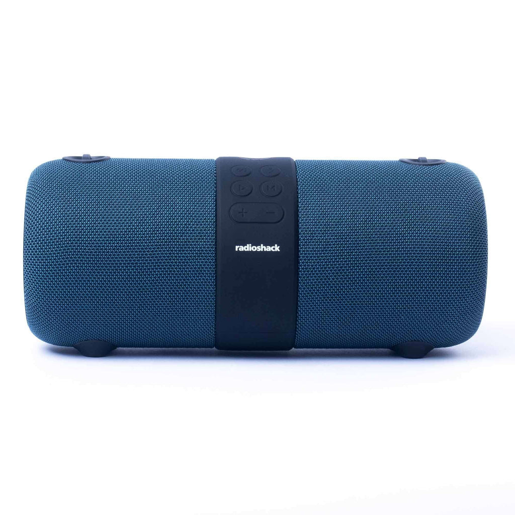 Radioshack Bluetooth Speaker RGB Light 14W IPX6 TWS Mic 3600MAH Blue with FM Radio