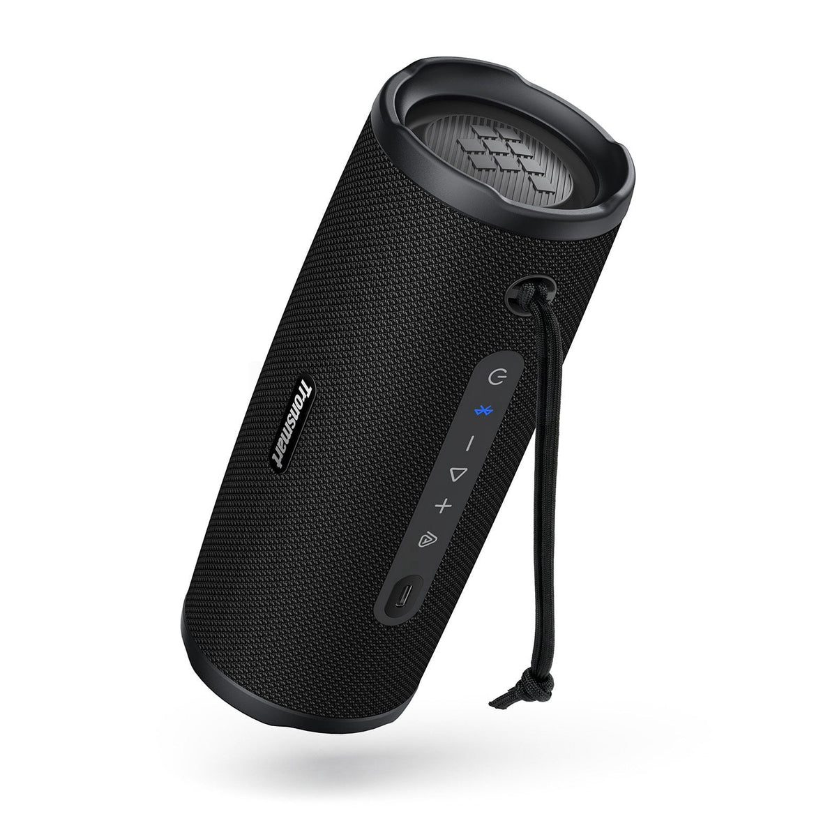 Tronsmart Mirtune C3 Plus Portable Bluetooth Speaker, IPX7 Waterproof, Auracast Multi-Speaker Sync, App Custom EQ, Detachable Lanyard for Camping Beach Pool，Blue