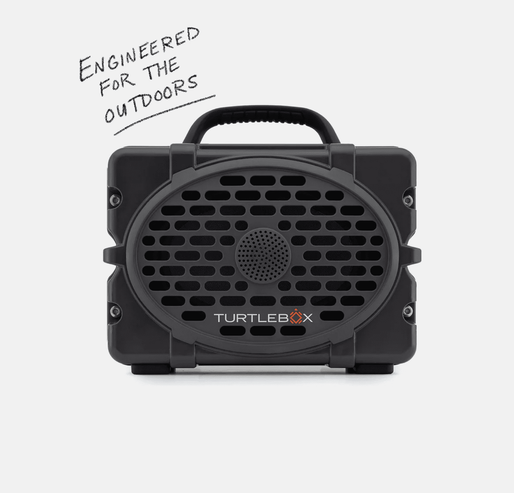 Turtlebox Gen 3 Speaker Thunderhead Gray, 120dB Outdoor Sound, IP67 Waterproof, Bluetooth 5.4, 25+ Hour Battery, Touch Controls (TBG3-TG)