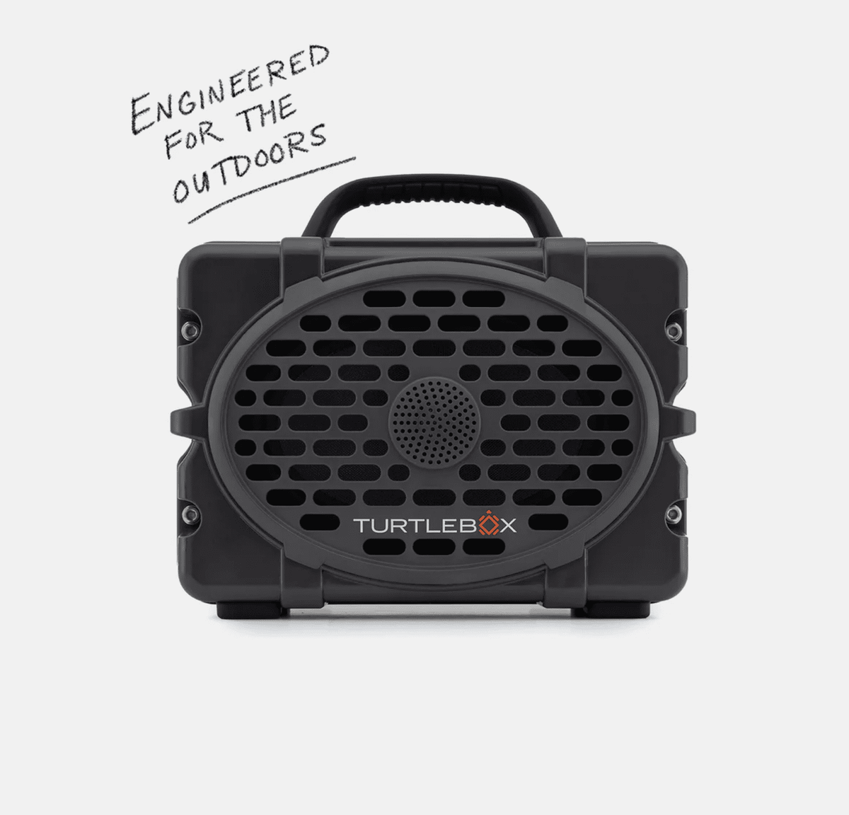 Turtlebox Gen 3 Speaker Thunderhead Gray, 120dB Outdoor Sound, IP67 Waterproof, Bluetooth 5.4, 25+ Hour Battery, Touch Controls (TBG3-TG)