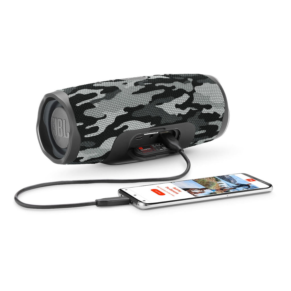 JBL Charge 4 Portable Waterproof Wireless Bluetooth Speaker - Black/Camo