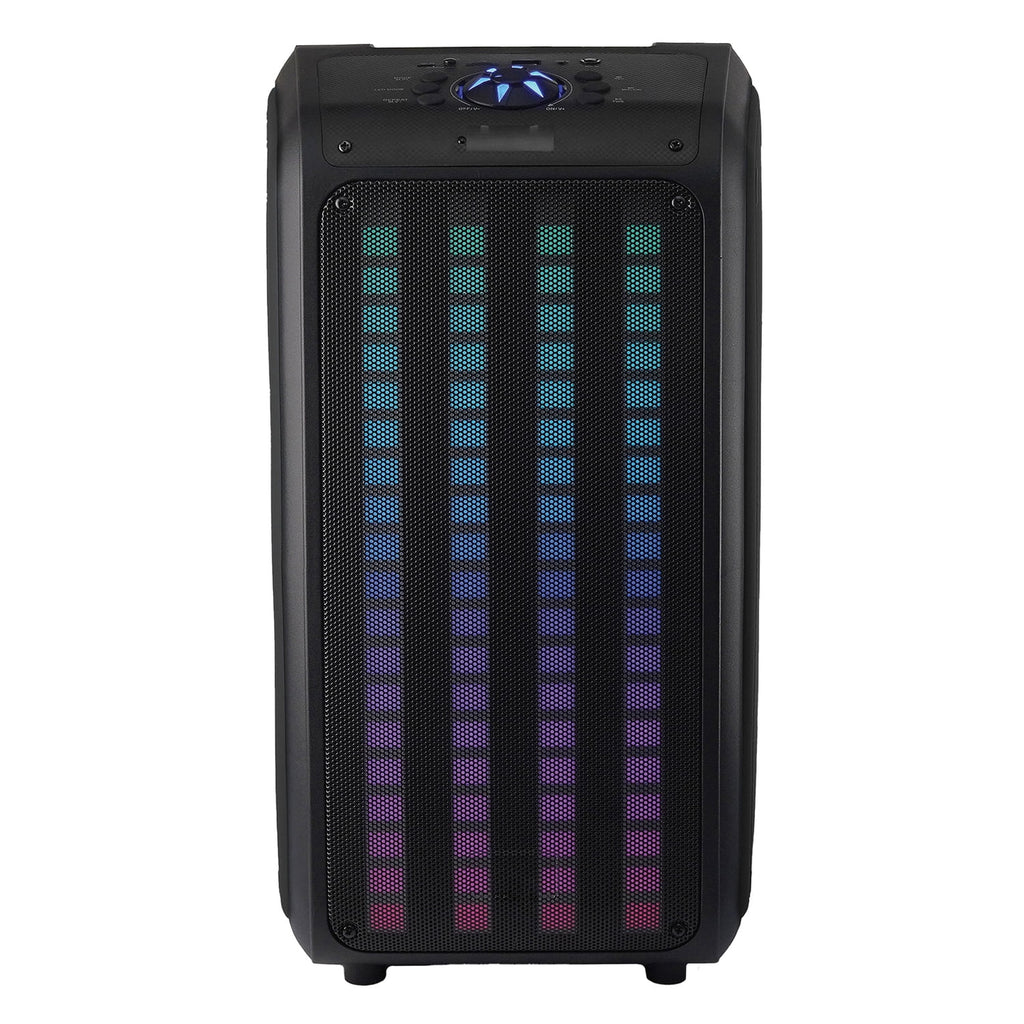 IQ Sound Sound Traveler 20-Watt-Continuous-Power Portable Backpack Speaker with Wired Microphone and Remote