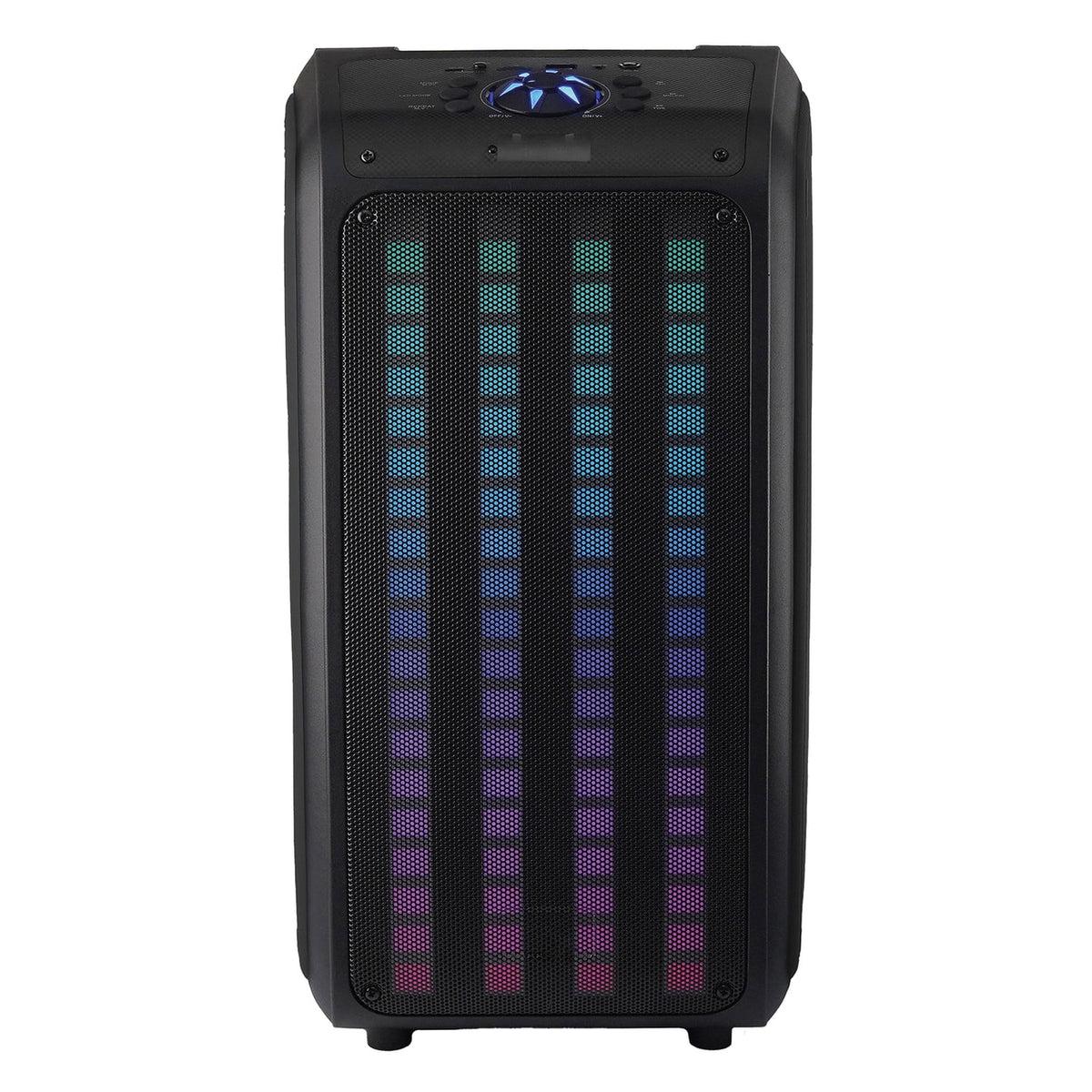 IQ Sound Sound Traveler 20-Watt-Continuous-Power Portable Backpack Speaker with Wired Microphone and Remote