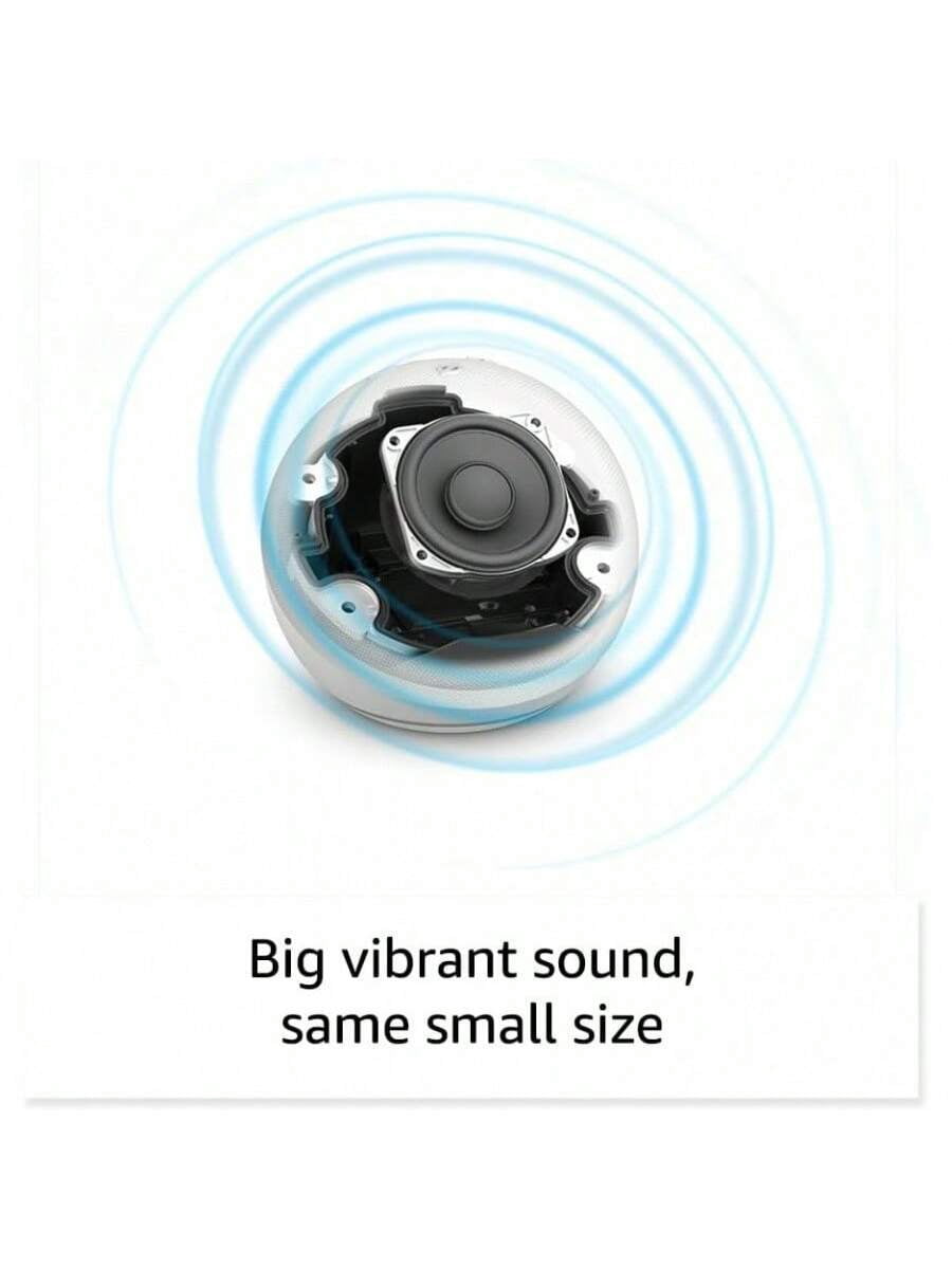 Alexa Sound Speaker (Altavoz) - Rich Bass & Clear Audio, Smart Voice Control for Home, Ideal for Bedrooms, Dining Rooms & Offices