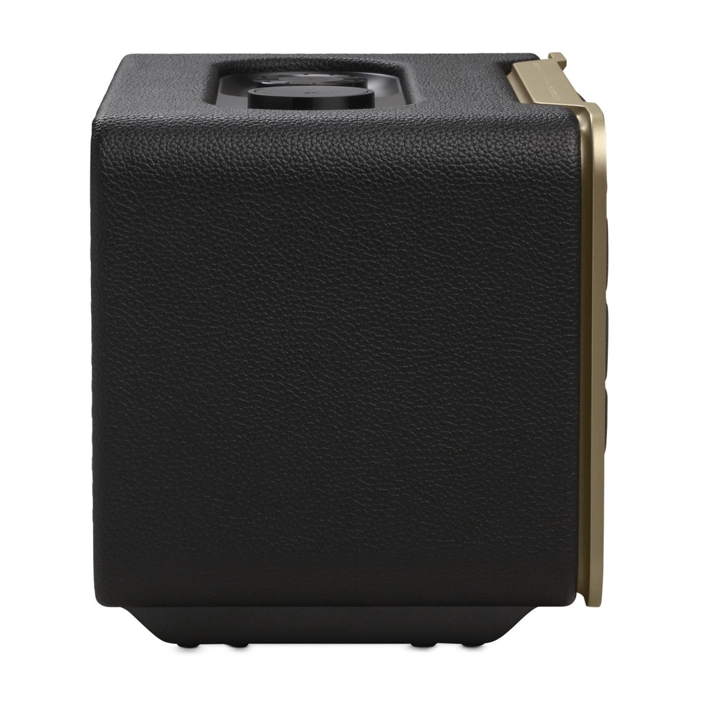 Restored JBL Authentics 200 - Smart home speaker with Wi-Fi, Bluetooth and Voice Assistants with retro design - Black (Refurbished)