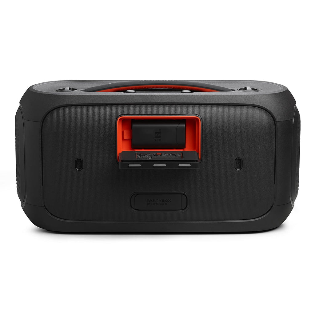 JBL PartyBox On-The-Go 2 Portable Party Speaker with gSport Carrying Bag