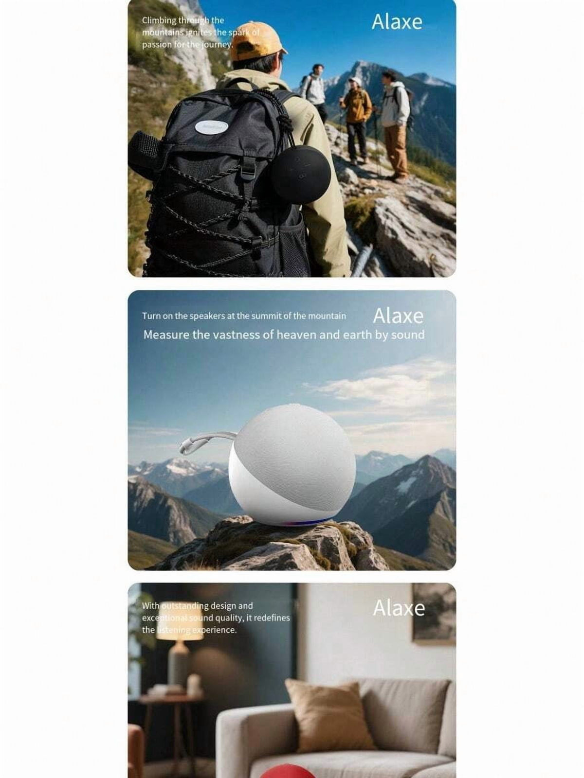 Vibrant Sounding Alexa Speaker, Great For Bedrooms, Dining Rooms And Offices, Charcoal