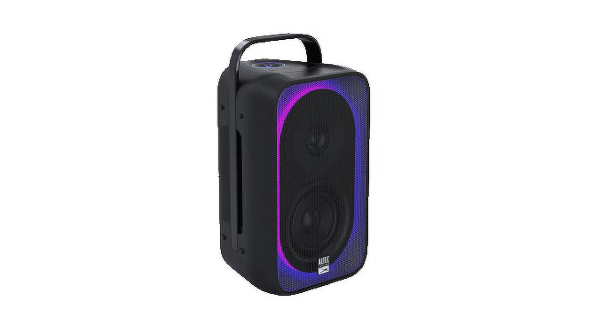 Altec Lansing Shockwave Portable Bluetooth Wireless Party Speaker with LED Lights, Black, IMT7000-BLK
