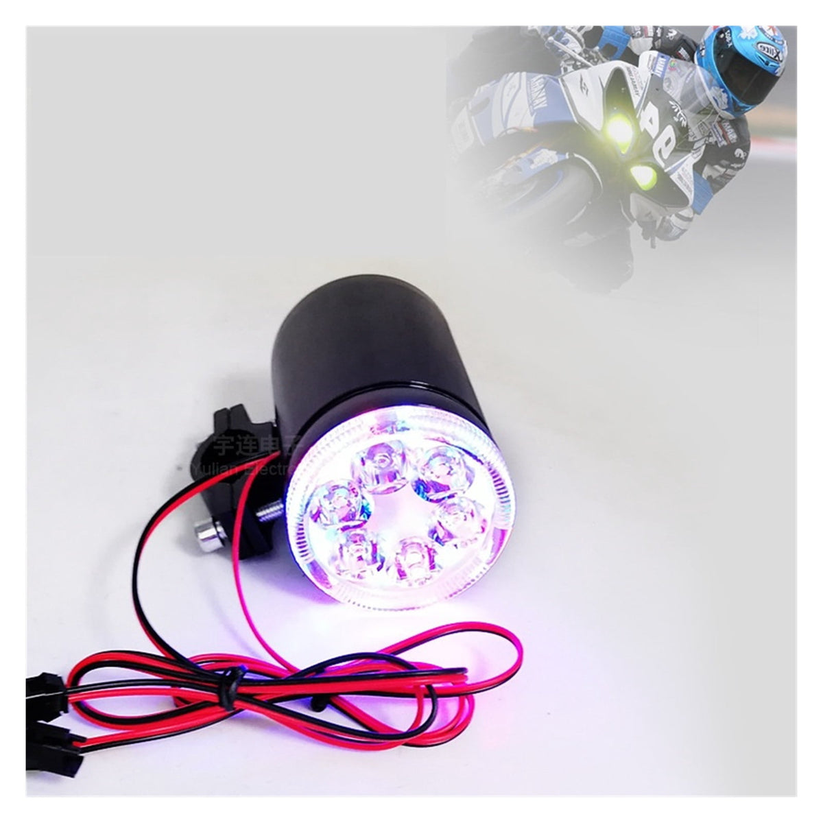 Motorcycle Anti-theft Bluetooth USB Speaker With Colorful Lights Ho-st To Make Calls Motorcycle Anti-theft Au-dio ,Bike Audio