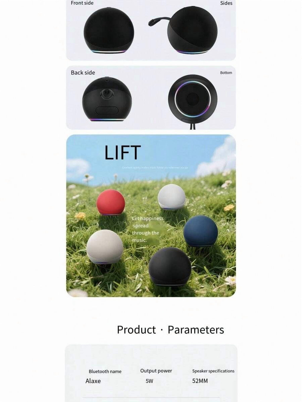 Vibrant Sounding Alexa Speaker, Great For Bedrooms, Dining Rooms And Offices, Charcoal