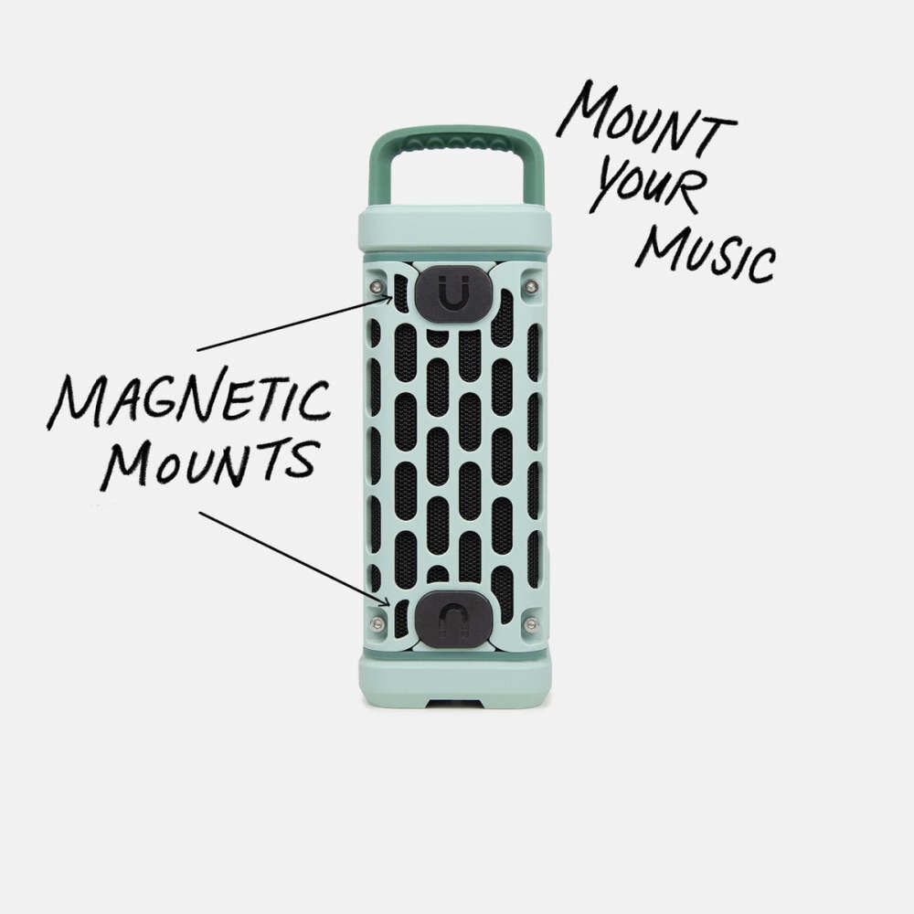 Turtlebox Ranger Li-Ion Battery-Powered Ultra-Portable Speaker, River Rock