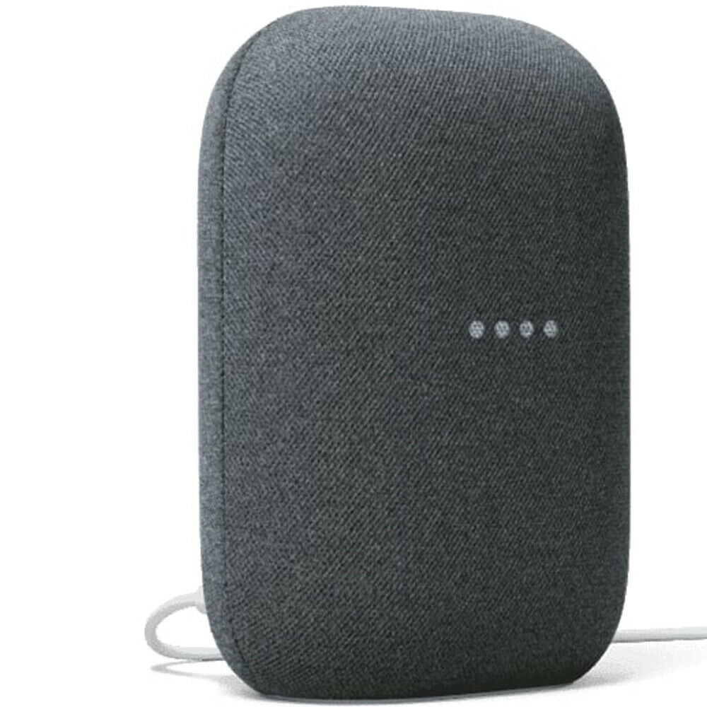 Google Nest Audio Smart Speaker Charcoal Surround Sound (GA01586-US) - (2-Pack)