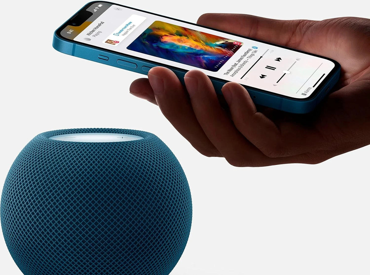 Restored Apple HomePod mini Smart Speaker - Blue MJ2C3LL/A