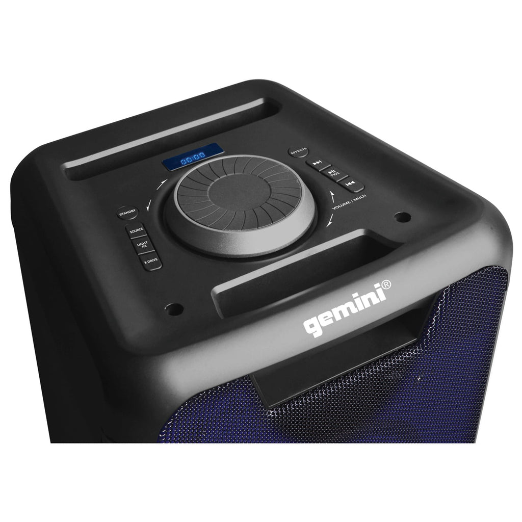 Gemini GLS880 30 inch Portable Bluetooth LED Light Show Party System