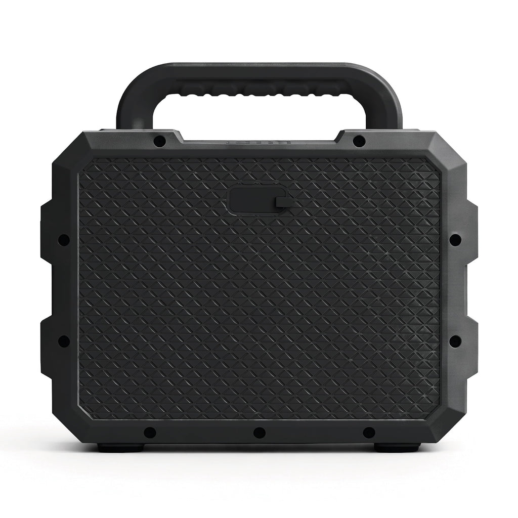 GRYT Bedrock Ultra-Rugged Portable Waterproof Bluetooth Speaker, Black