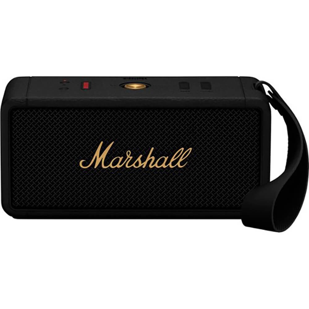 (Open Box) Marshall MIDDLETONBBR Middleton Bluetooth Portable Speaker - Black/Brass