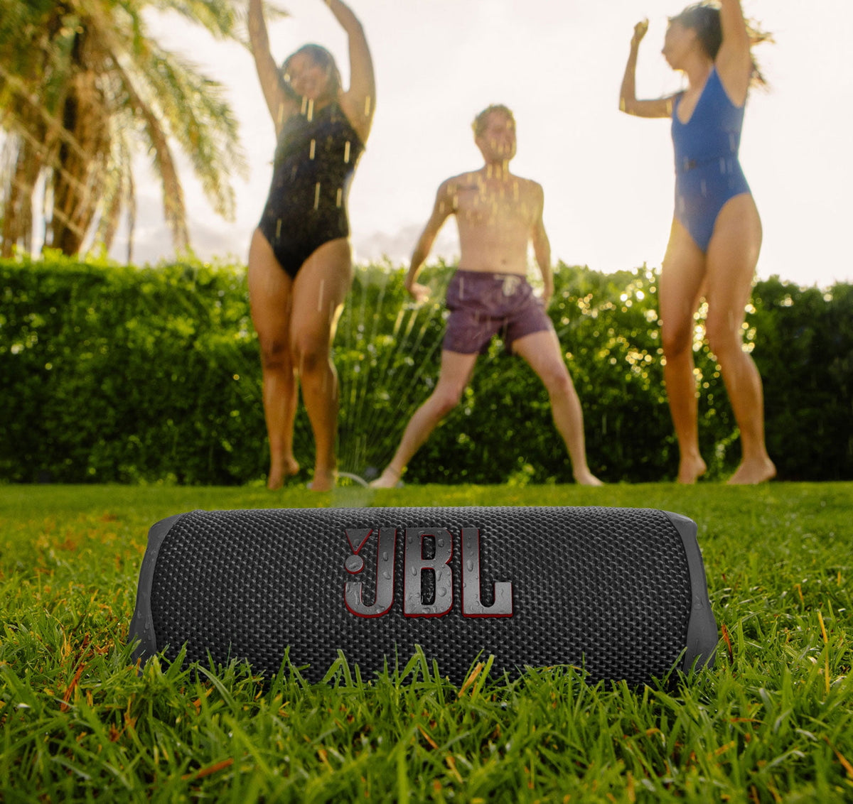 Open Box JBL Flip 6 Gray Portable Bluetooth Speaker