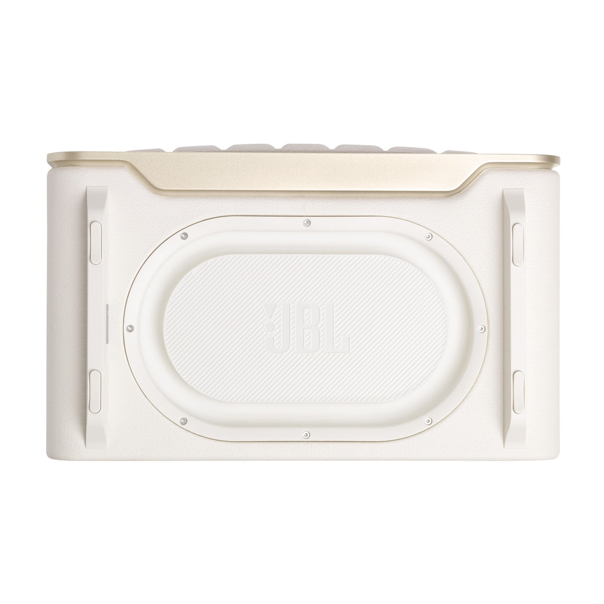 JBL Authentics 200 - Smart home speaker with Wi-Fi, Bluetooth and Voice Assistants with retro design - White
