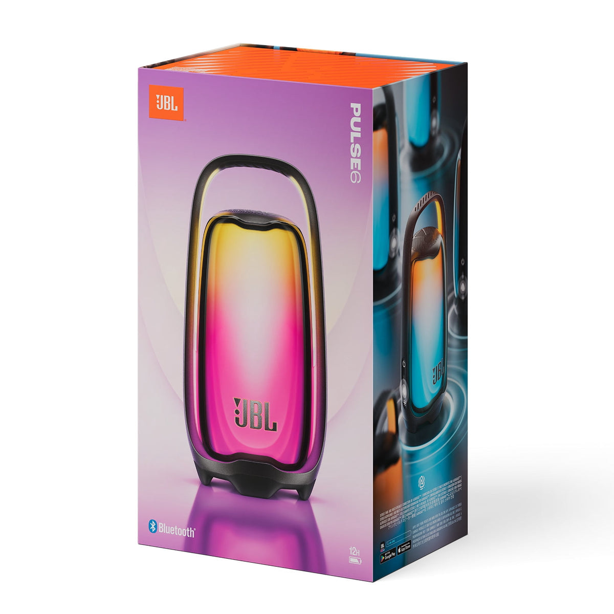 JBL Pulse 6 - Portable speaker with JBL legendary sound and a customizable 360° lightshow - Black