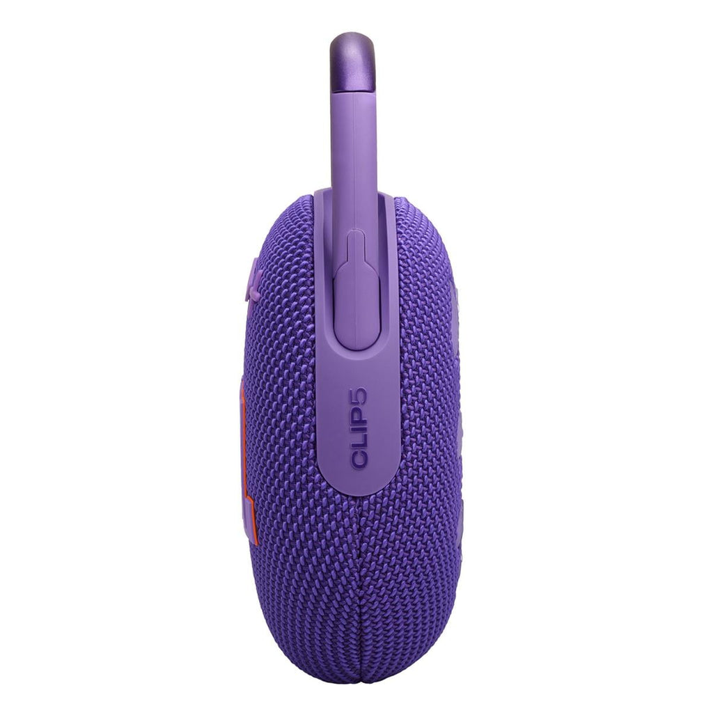 JBL Clip 5 Ultra Portable Bluetooth Speaker with gSport Silicone Sleeve (White)