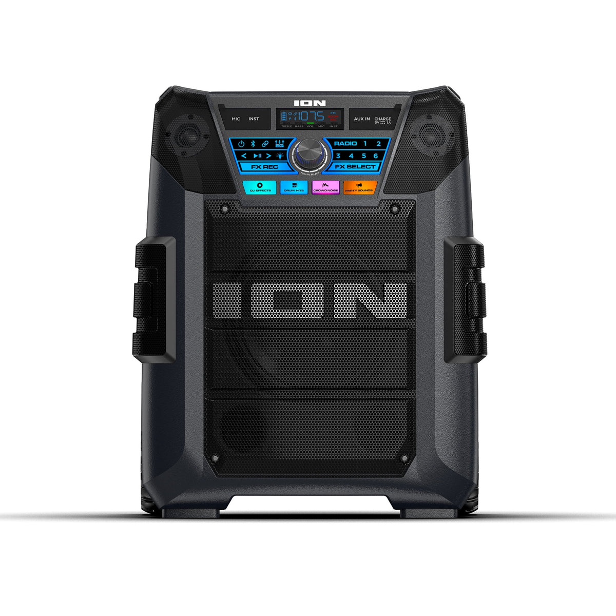 ION Audio Tailgater XL Portable All-Weather Speaker with 5-Speaker Sound, IPX5 Water-Resistant