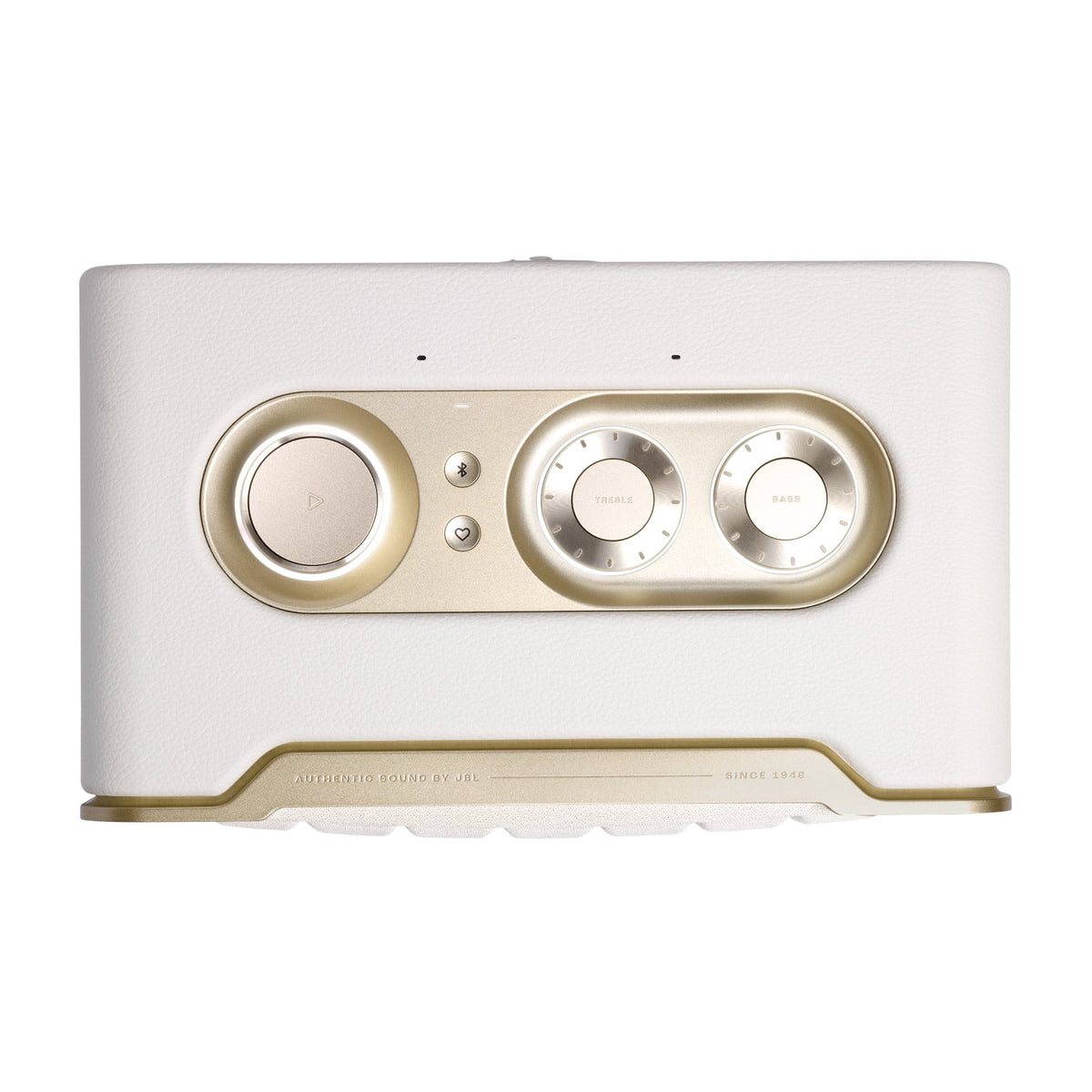 JBL Authentics 200 - Smart home speaker with Wi-Fi, Bluetooth and Voice Assistants with retro design - White