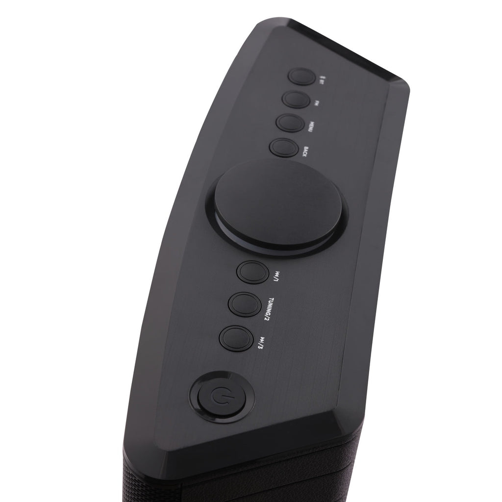 Aiwa Exos-5 Wireless Bluetooth Hi-Fi Home Speaker with FM Radio, Alarm Clock and Remote Control for Home Audio