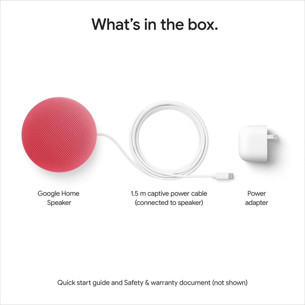Google Home Speaker - Smart Speaker with 360 - Degree Sound and Gemini For Home Voice Assistant - Hazel