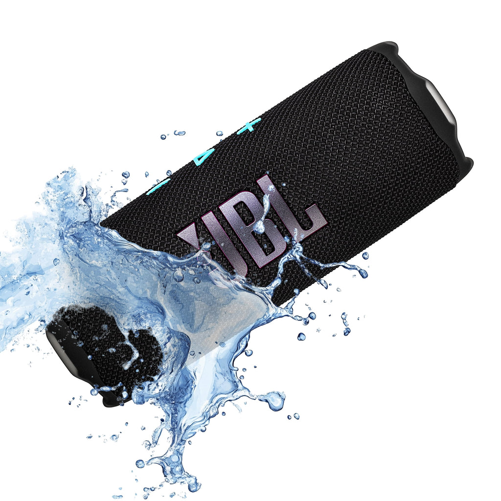 JBL Flip 7 Portable Speaker (Black), IP68 Waterproof with Travel Case (International Model)