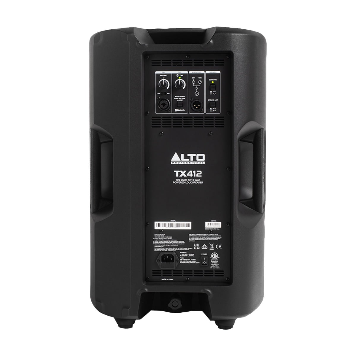 Alto TX412 700W 12" 2-Way Powered Speaker With Bluetooth
