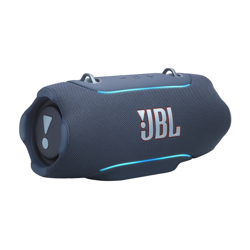 JBL Xtreme 5 - Portable waterproof speaker with massive legendary JBL sound, ambient edge lighting, and a convenient shoulder strap - Black
