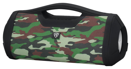 (2) Rockville RPB-XL Portable Bluetooth Wireless Linking Camo Speakers+Powerbank