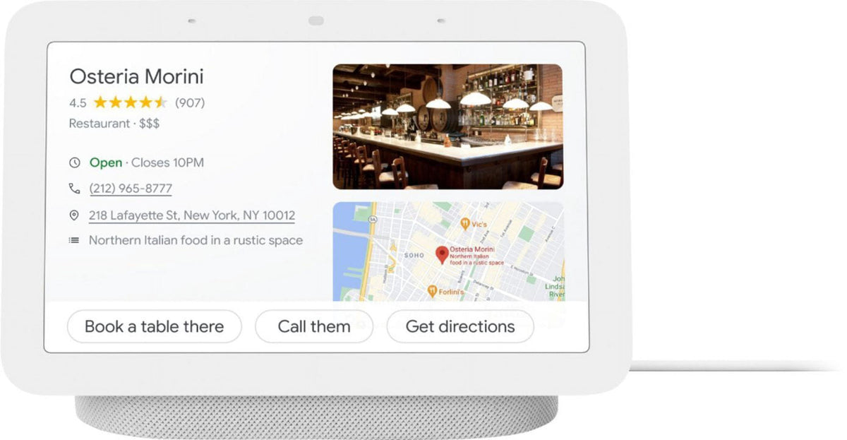 7” Smart Display with Google Assistant (2nd Gen) - Charcoal