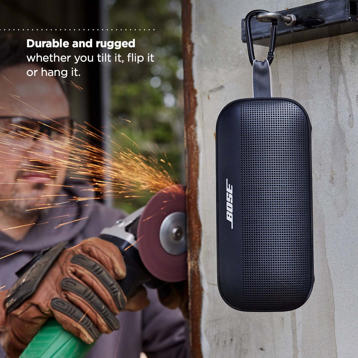 Bose SoundLink Flex Wireless Waterproof Portable Bluetooth Speaker, Stone Blue