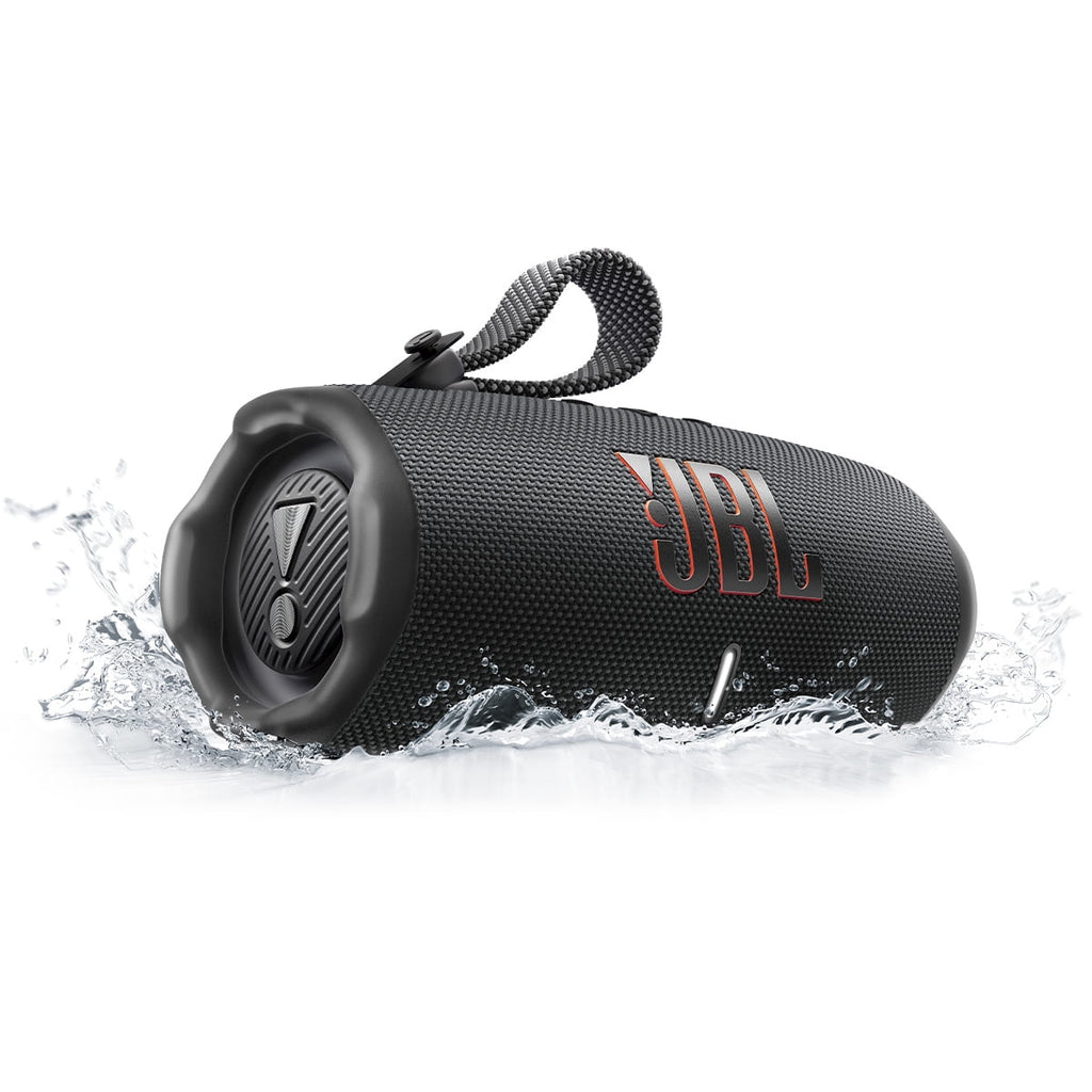 JBL Charge 6 Portable Speaker Bundle with EasySing Mic Mini (Black)