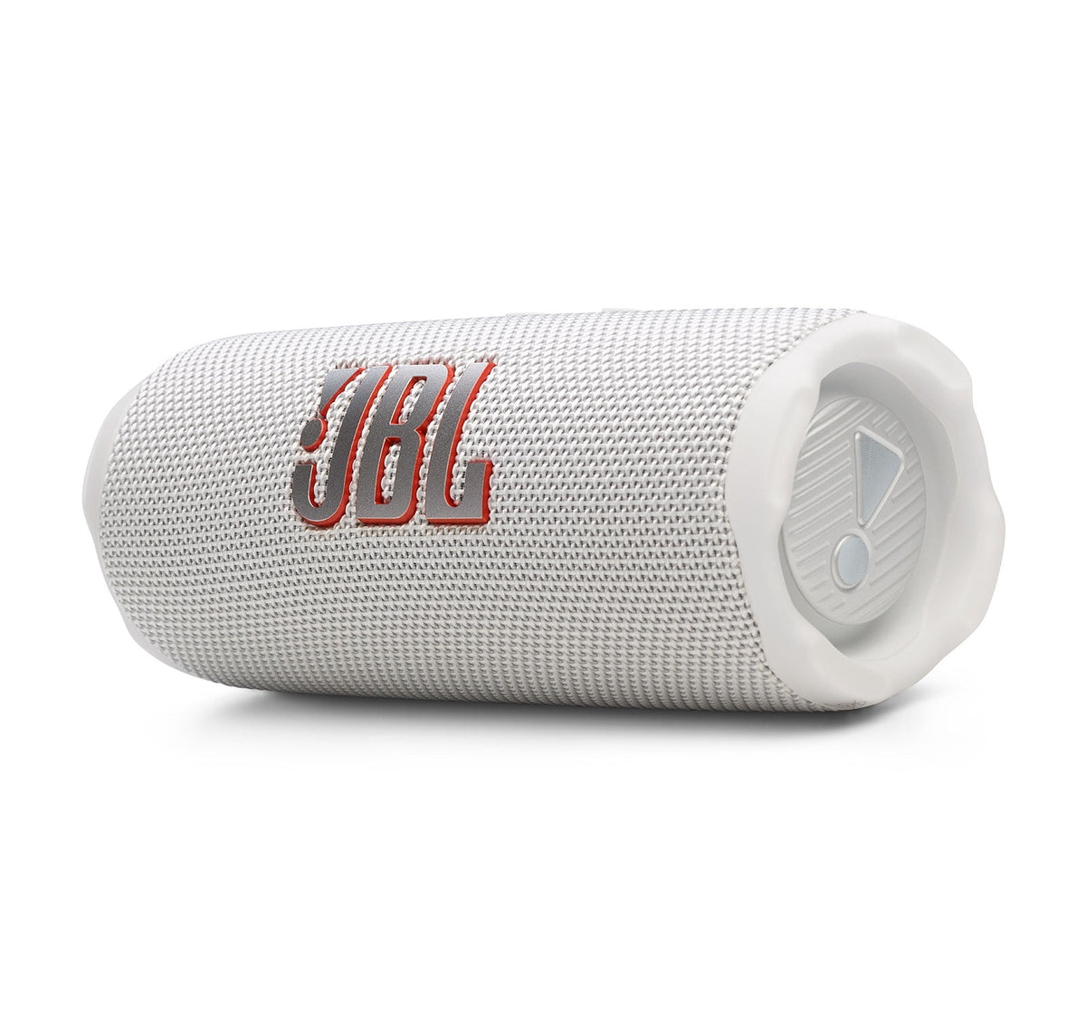 JBL Flip 7 Portable Bluetooth Speaker & 6ft USB-C Braided Cable Bundle - White