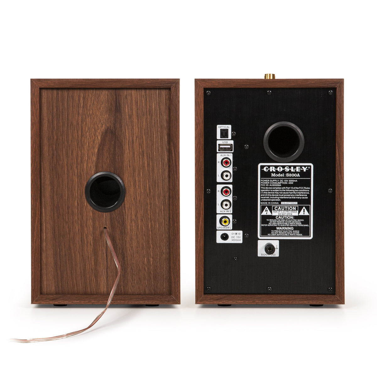 Crosley S200 Stereo Powered Bluetooth Speakers